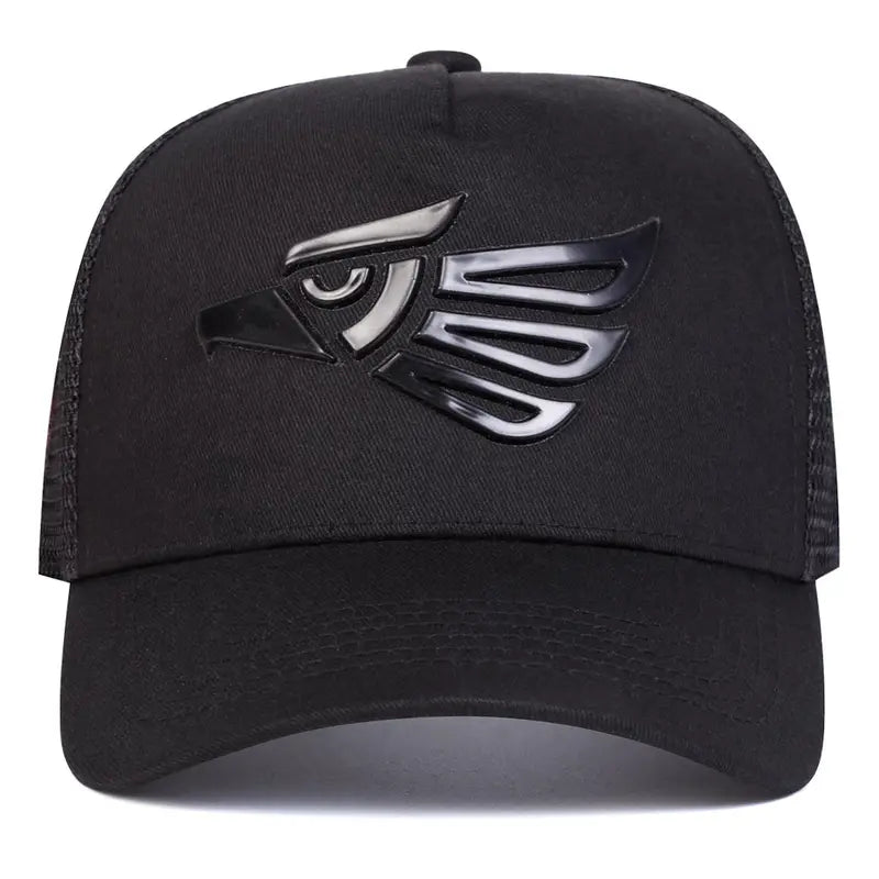 Unisex Mexican Eagle Label Baseball Net Caps Spring Summer Outdoor Adjustable Casual Hats Dad Hat Sunscreen Hat Snapback Trucker Hats Black Snapback