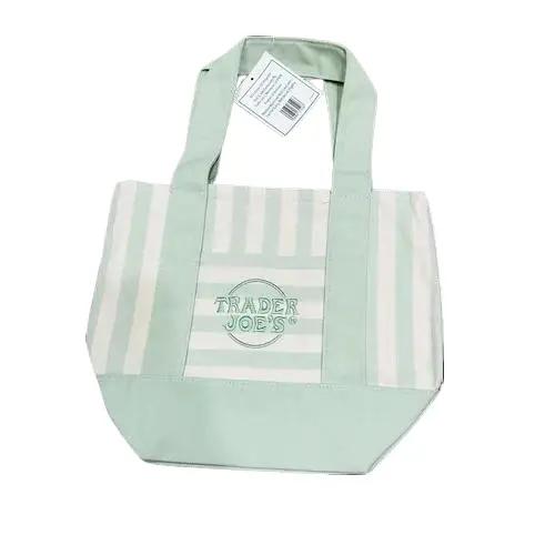 Trader Joe's Striped Canvas Mini Tote Summer 2026 Collection