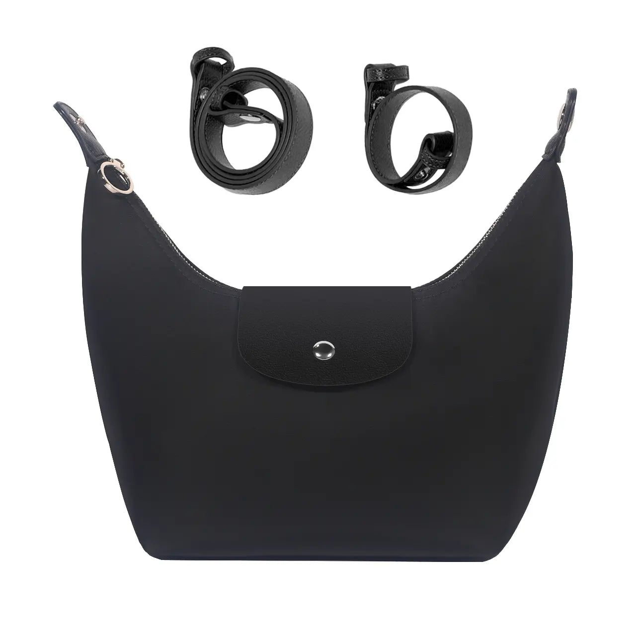 Fashion Crescent Bag Leichte, strapazierfähige Nylon-Handtasche mit verstellbarem Riemen, Satchel für vielseitige Nutzung in verschiedenen Farben, stilvoller unverzichtbarer Begleiter