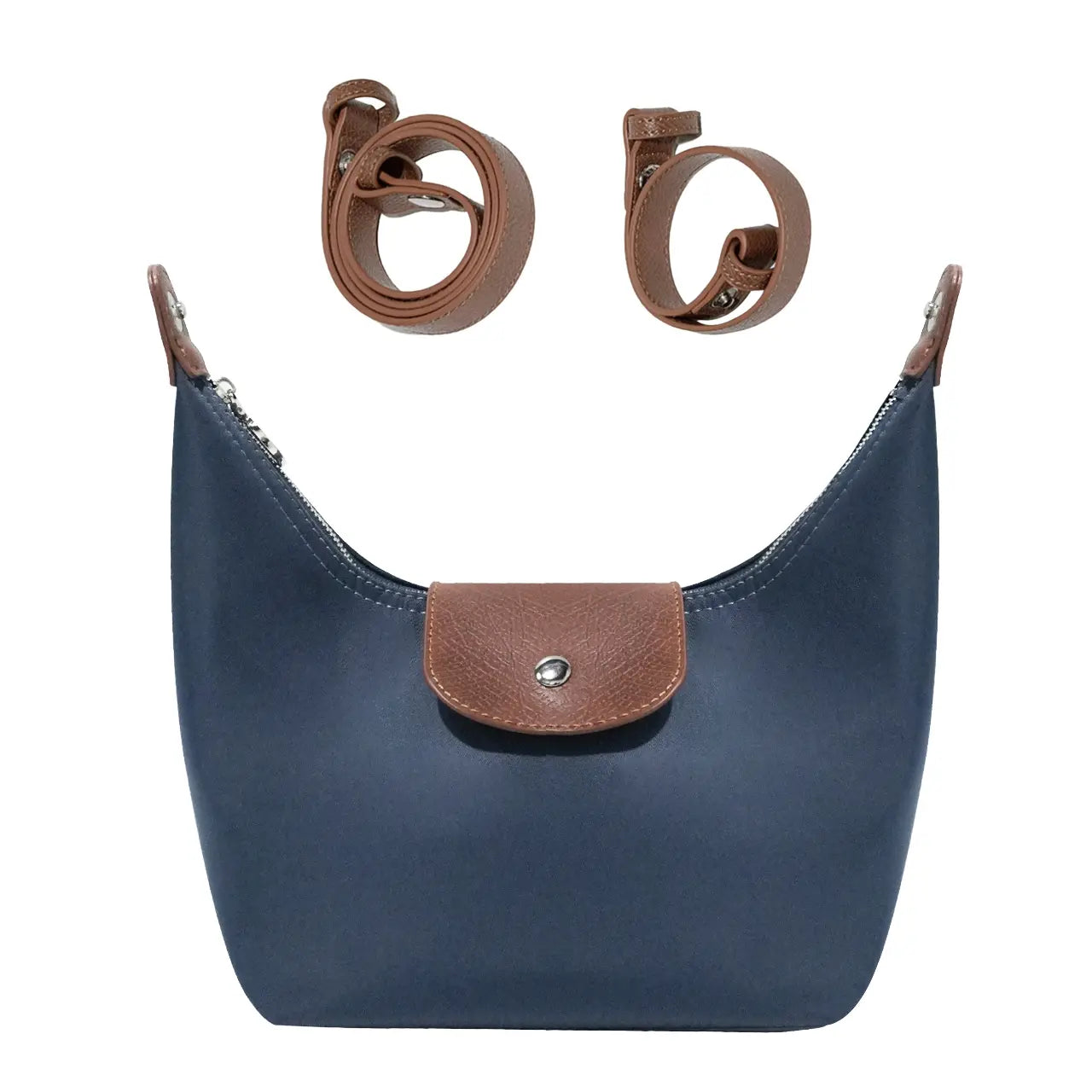 Fashion Crescent Bag Leichte, strapazierfähige Nylon-Handtasche mit verstellbarem Riemen, Satchel für vielseitige Nutzung in verschiedenen Farben, stilvoller unverzichtbarer Begleiter