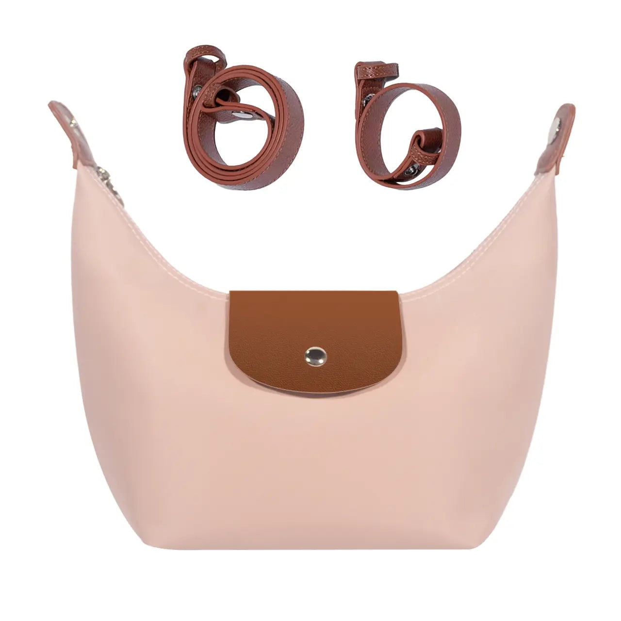 Fashion Crescent Bag Leichte, strapazierfähige Nylon-Handtasche mit verstellbarem Riemen, Satchel für vielseitige Nutzung in verschiedenen Farben, stilvoller unverzichtbarer Begleiter