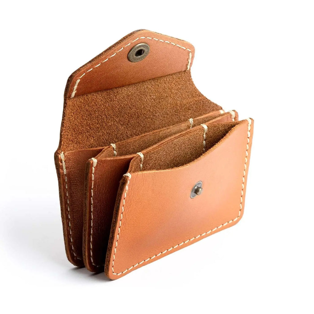 P Leather Lovebug Wallet - Compact Everyday Storage - Leather Wallet, Snap Closure, Card Slots, Easy Carry