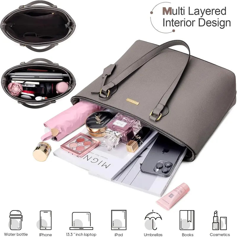 Women’s 4PCS Purses Set - Synthetic Leather Fashion Tote Bags, Crossbody Bag & Wallet Combo, Durable Organizer, Mothers Day Gift Ideas, Womens Gifts, Accessories for Women,summerwins