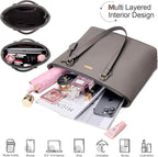 Women’s 4PCS Purses Set - Synthetic Leather Fashion Tote Bags, Crossbody Bag & Wallet Combo, Durable Organizer, Mothers Day Gift Ideas, Womens Gifts, Accessories for Women,summerwins