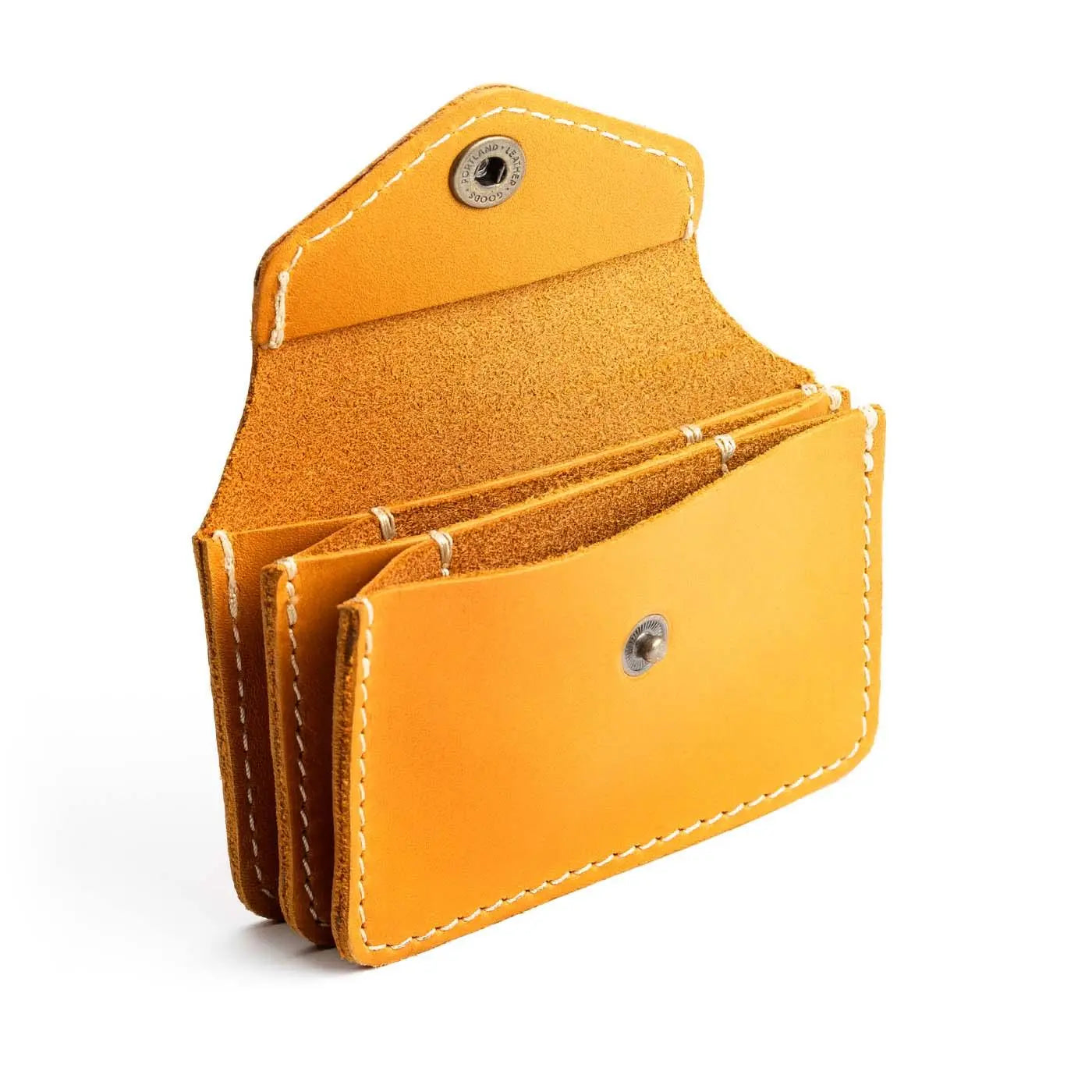 P Leather Lovebug Wallet - Compact Everyday Storage - Leather Wallet, Snap Closure, Card Slots, Easy Carry