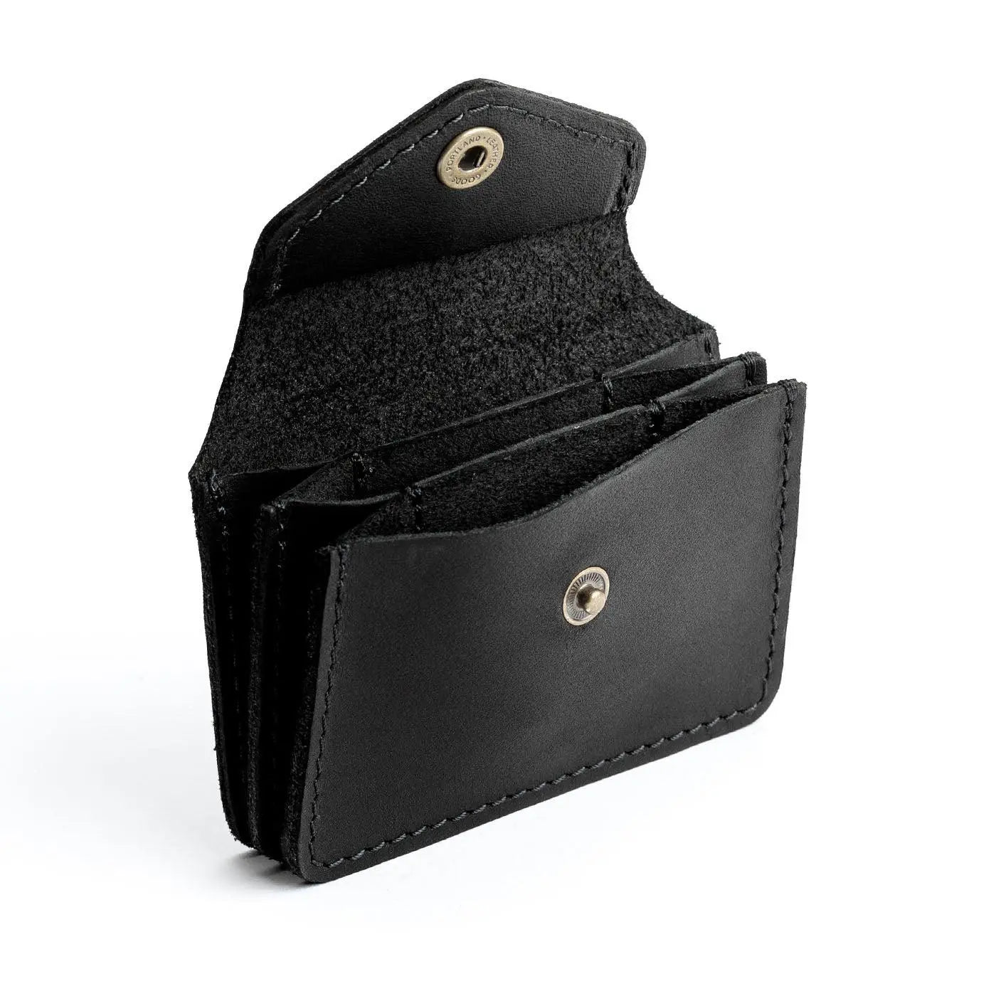 P Leather Lovebug Wallet - Compact Everyday Storage - Leather Wallet, Snap Closure, Card Slots, Easy Carry