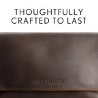 Leather Metro Crossbody – Premium Leather Crossbody Bag for Travel & Everyday Carry – Minimalist Shoulder Purse with Magnetic Closure