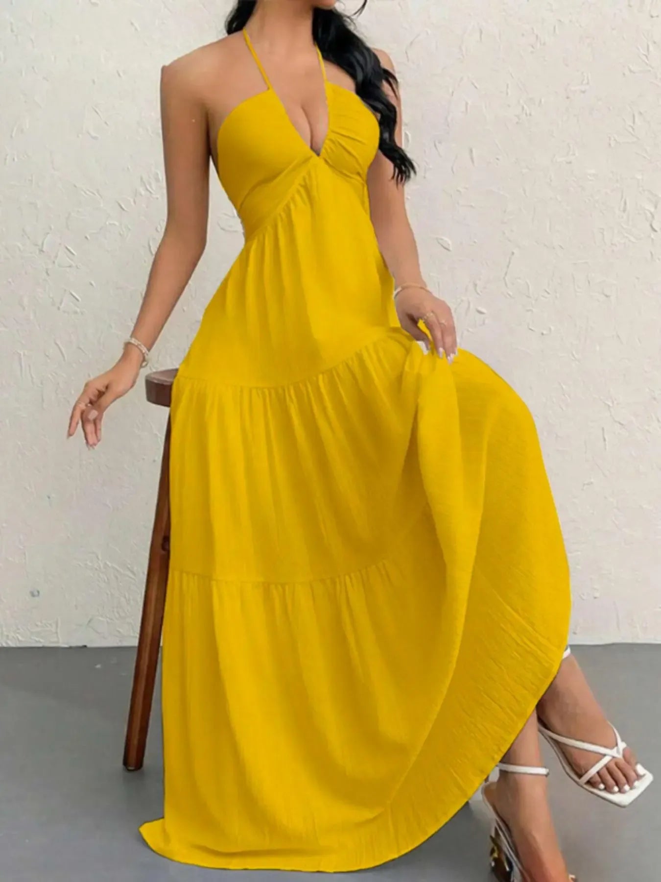 Women's Plain Dress, Summer Clothes Women, Casual Basic Loose Fit Slee – VrcomfyGargen Women's Plain Dress, Summer Clothes Women, Casual Basic Loose Fit Slee – VrcomfyGargen