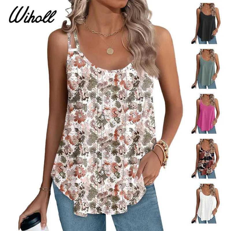 Womens Tank Tops 2025 Flowy Peplum Tops (Size Up 1-2 for Oversized Look) for Women Dressy Sleeveless V Neck Babydoll Tank Tops Fabric Stretchy tank tops summer tops