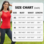 Women Workout Tank Tops with Built in Bra Basic Ribbed Tank Top Crew Neck Racerback Athletic Camisole Seamless summerwins