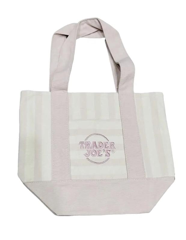 Trader Joe's Striped Canvas Mini Tote Summer 2026 Collection