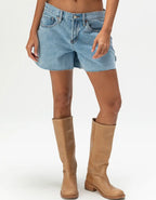 RQS Womens Low Rise Baggy Carpenter Shorts