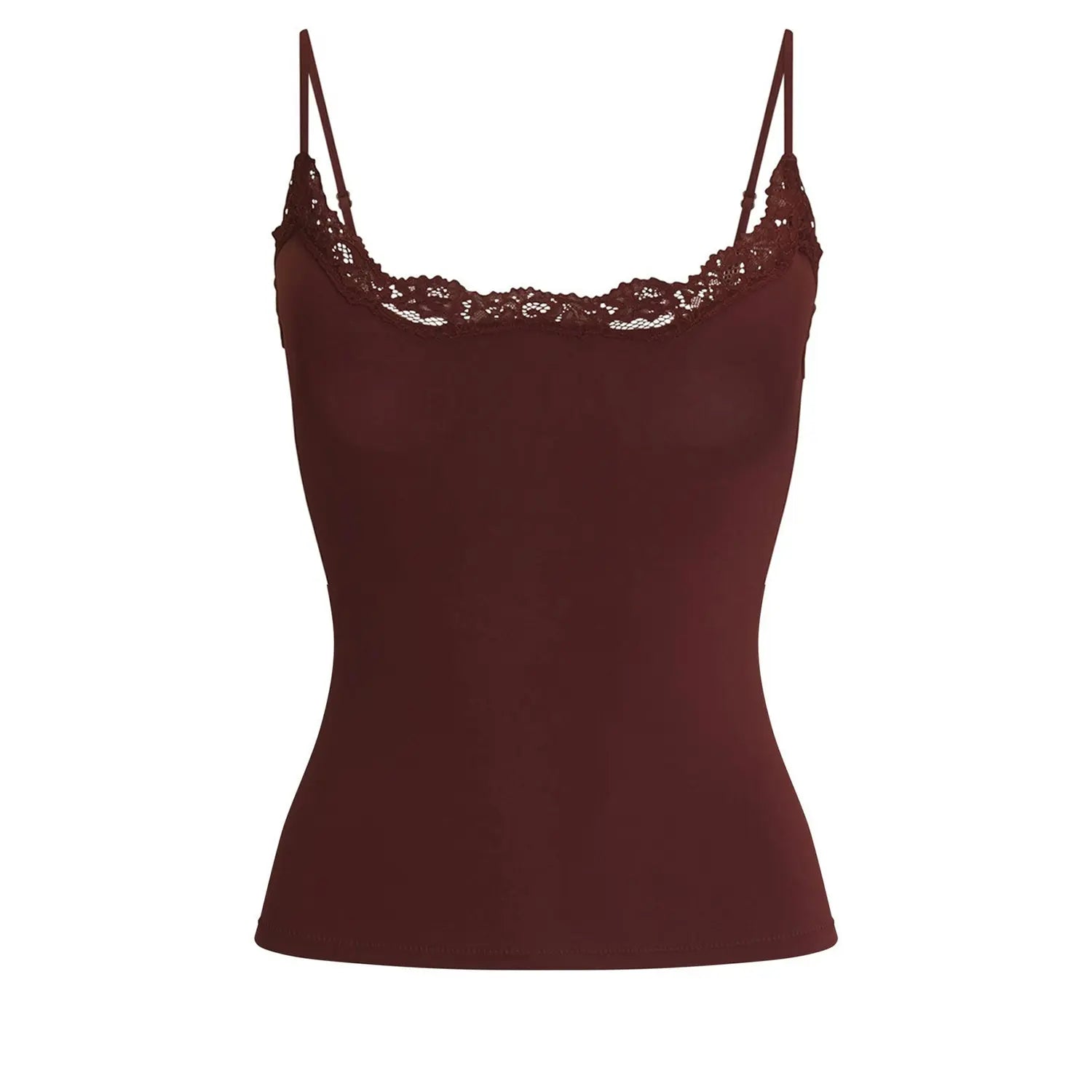 Starrylion Padded Lace Cami Top Double Lined Sexy Tank Top Spaghetti Strap Club Party Shirt