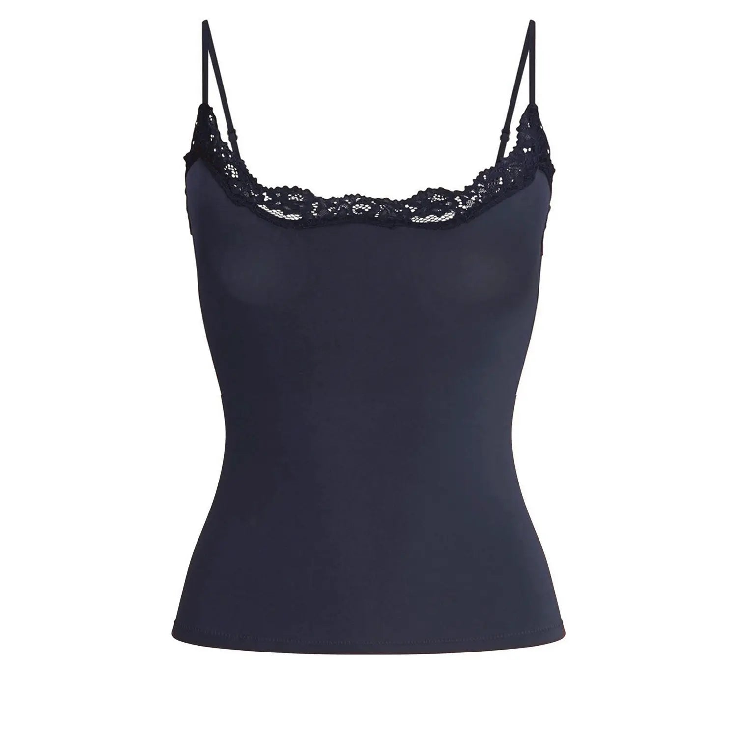 Starrylion Padded Lace Cami Top Double Lined Sexy Tank Top Spaghetti Strap Club Party Shirt