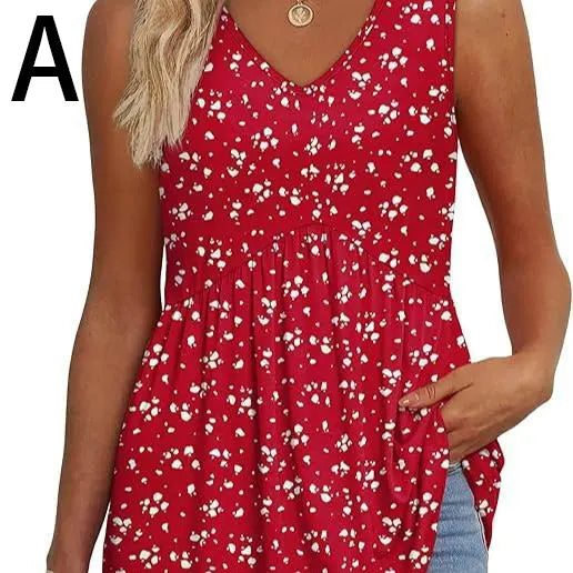 Womens Tank Tops 2025 Flowy Peplum Tops (Size Up 1-2 for Oversized Look) for Women Dressy Sleeveless V Neck Babydoll Tank Tops Fabric Stretchy tank tops summer tops
