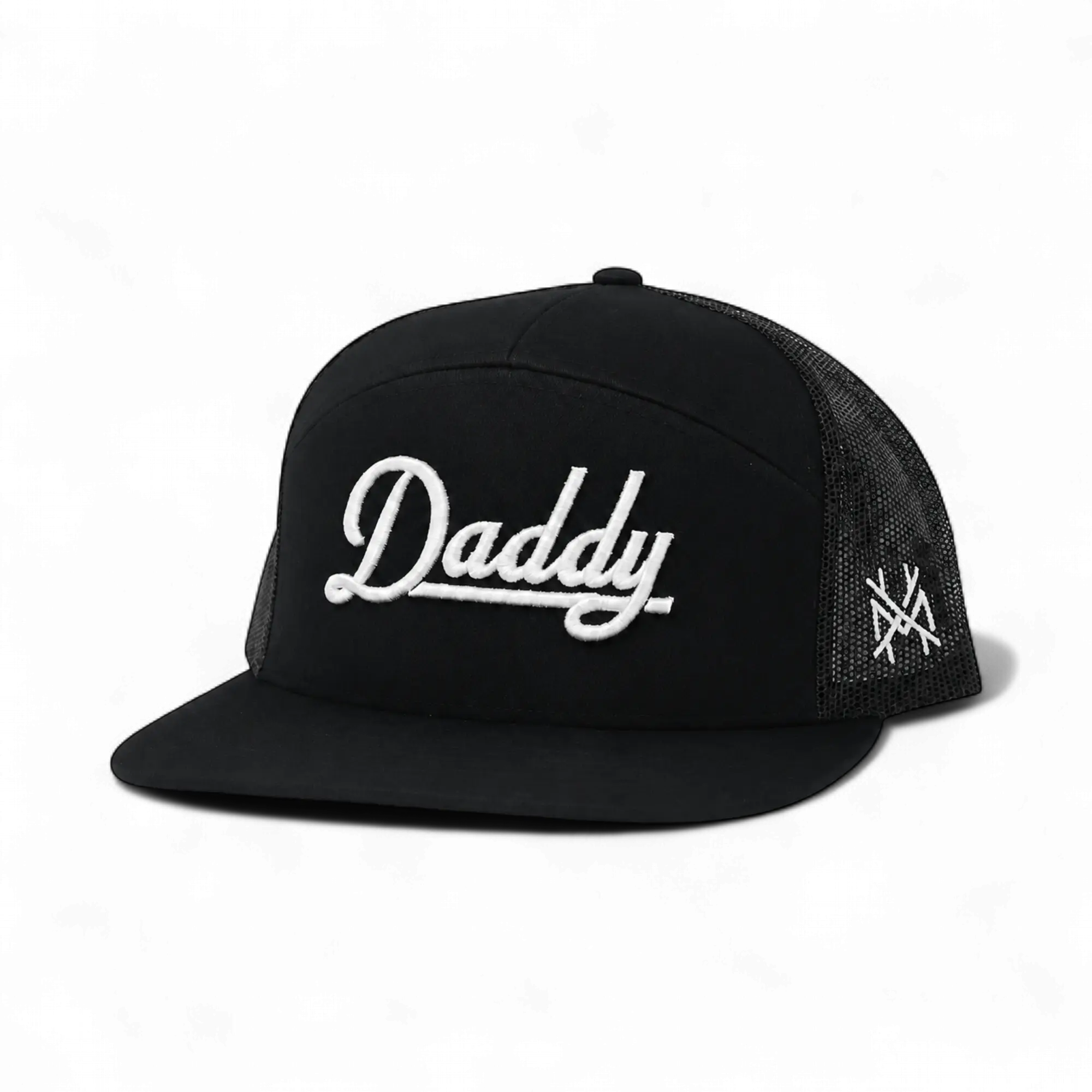 Daddy | Von The Mad Hatter Co. 3D Puff Stickerei (Bis Kopfgröße 8) Premium Herren Trucker Cap Geschenk