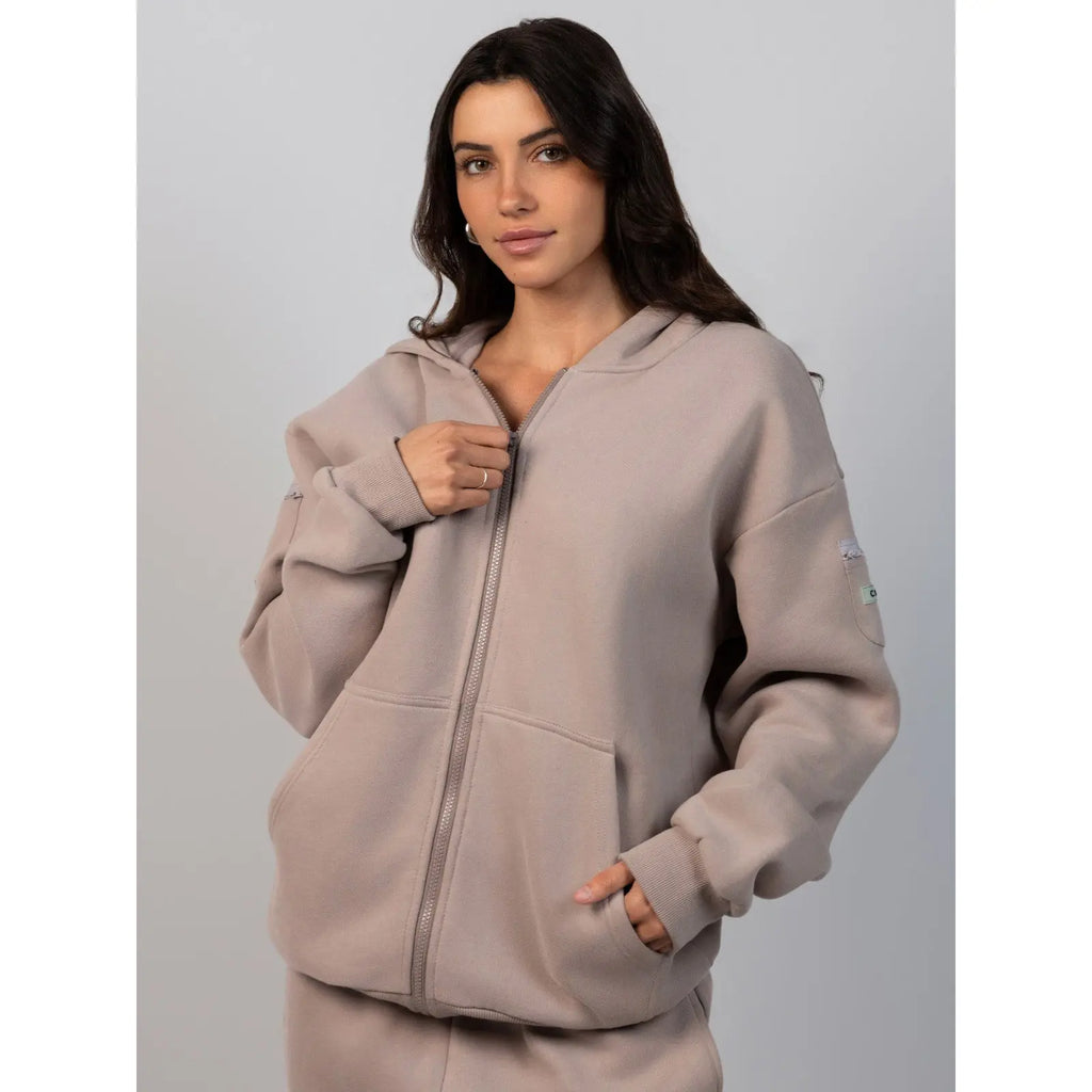 Travel Essentials Zip Up Hoodie | Sweatshirt With Zip Pockets For Travel