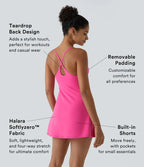 Halara Softlyzero Plüsch rückenfreies Active-Kleid – Easy Peezy, Frühlingskleider, Tanzkleider für Damen #SwimWeek