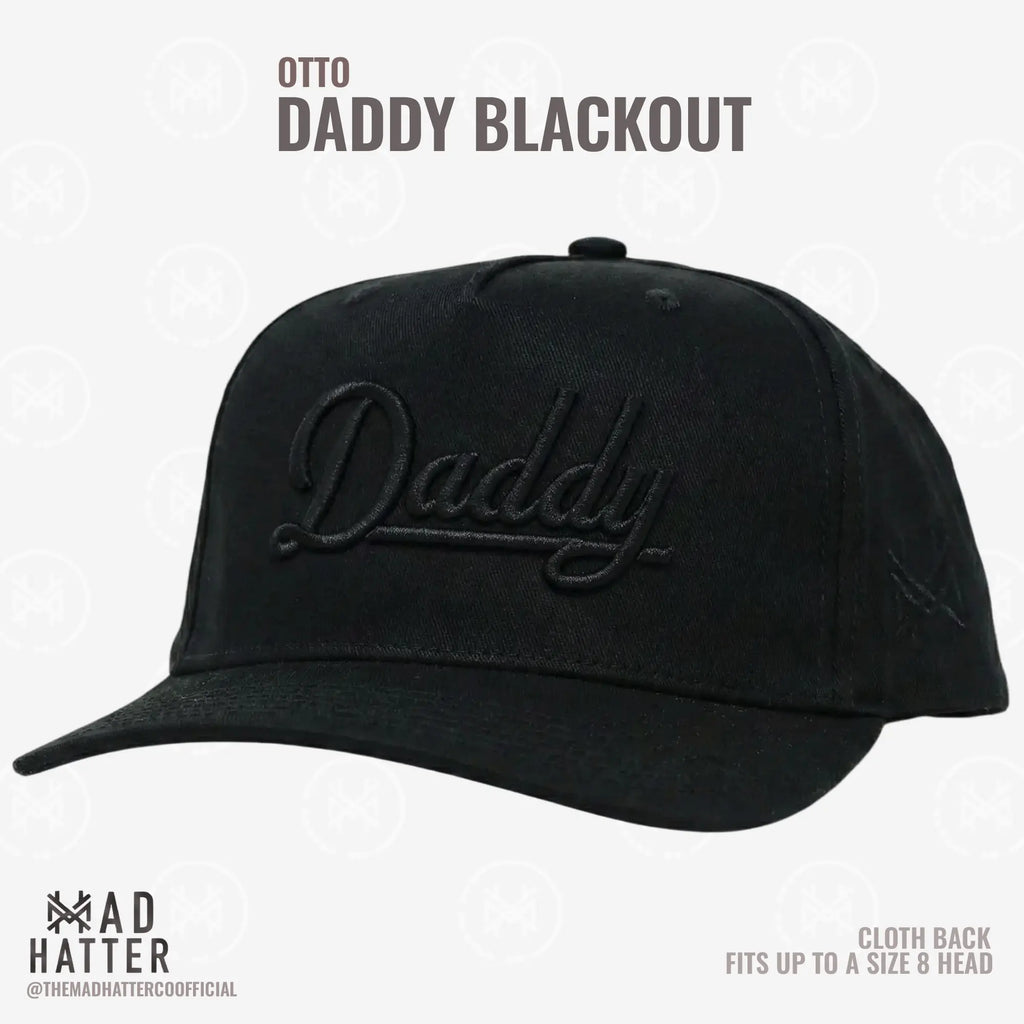 Daddy | By The Mad Hatter Co. 3D Puff Embroidery (Up To A Size 8 Head) Premium Mens Trucker Hat Gift Cap
