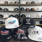 Mystery Hat Box - Five Randomly Picked Flat Brim Trucker Hats - Mystery Birthday Gift, Friend Gift, Mystery Box Challenge