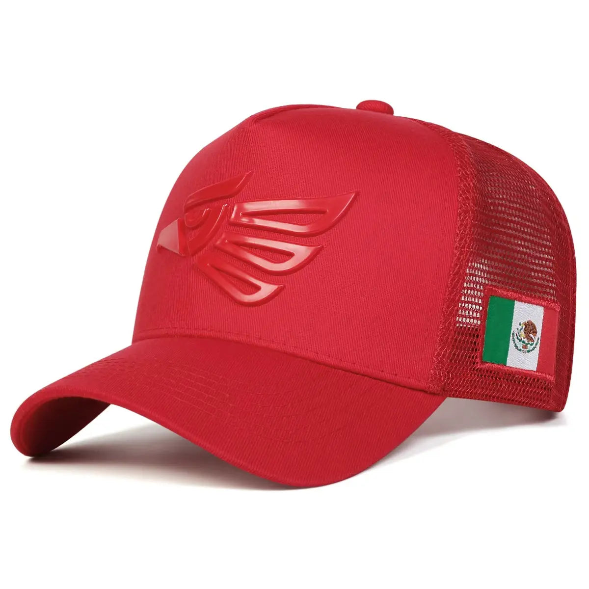 Unisex Mexikanischer Adler Label Baseball Netzkappen Frühling Sommer Outdoor Verstellbare Freizeitkappen Papa Hut Sonnenschutzhut Snapback Trucker Hats Schwarzes Snapback