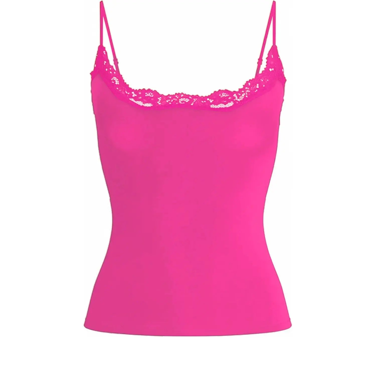 Starrylion Padded Lace Cami Top Double Lined Sexy Tank Top Spaghetti Strap Club Party Shirt