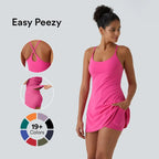 Halara Softlyzero Plüsch rückenfreies Active-Kleid – Easy Peezy, Frühlingskleider, Tanzkleider für Damen #SwimWeek