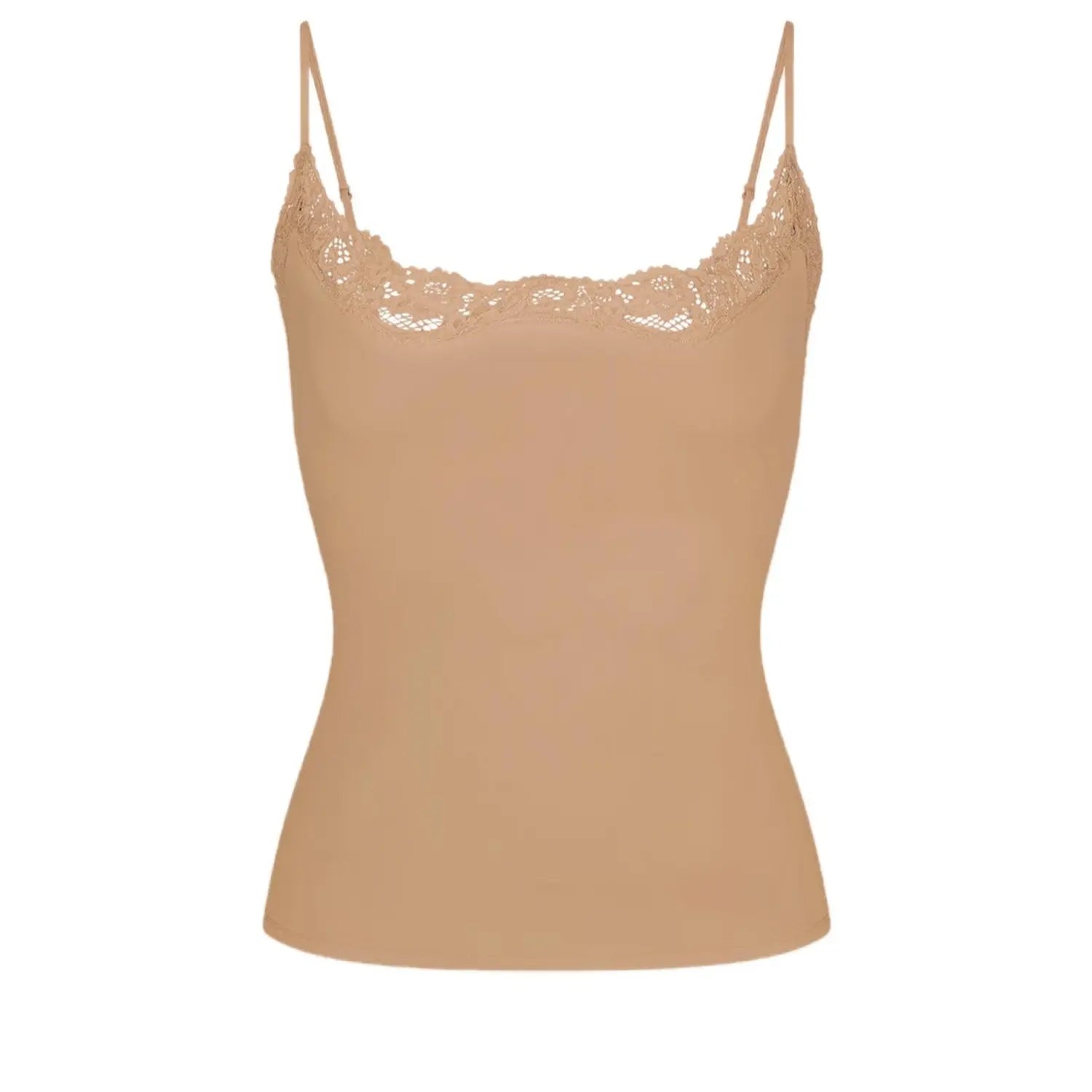 Starrylion Padded Lace Cami Top Double Lined Sexy Tank Top Spaghetti Strap Club Party Shirt