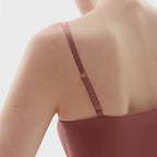 Spaghetti Strap Tank Top, Double Layer Not See-Through Cami, Buttery Soft Stretchy Top, Minimal Chic Essential summerwins