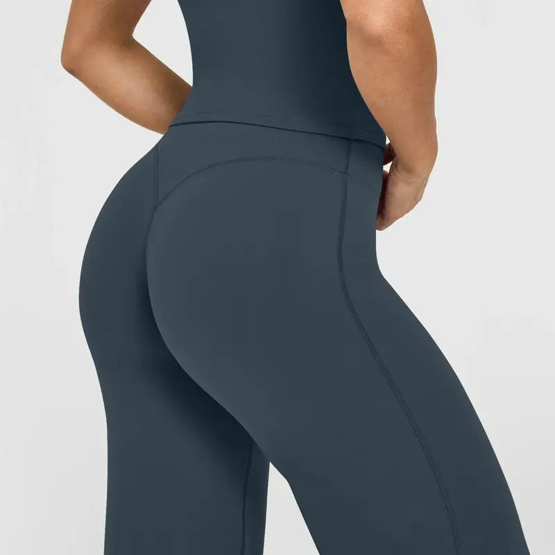 BRIA RICH Women‘s Casual Pants - High Waisted Loose-Fitting Wide Leg Yoga Pants - Comfortable & Elastic Soft Pants with Stretchy Material - Straight Leg Hem
