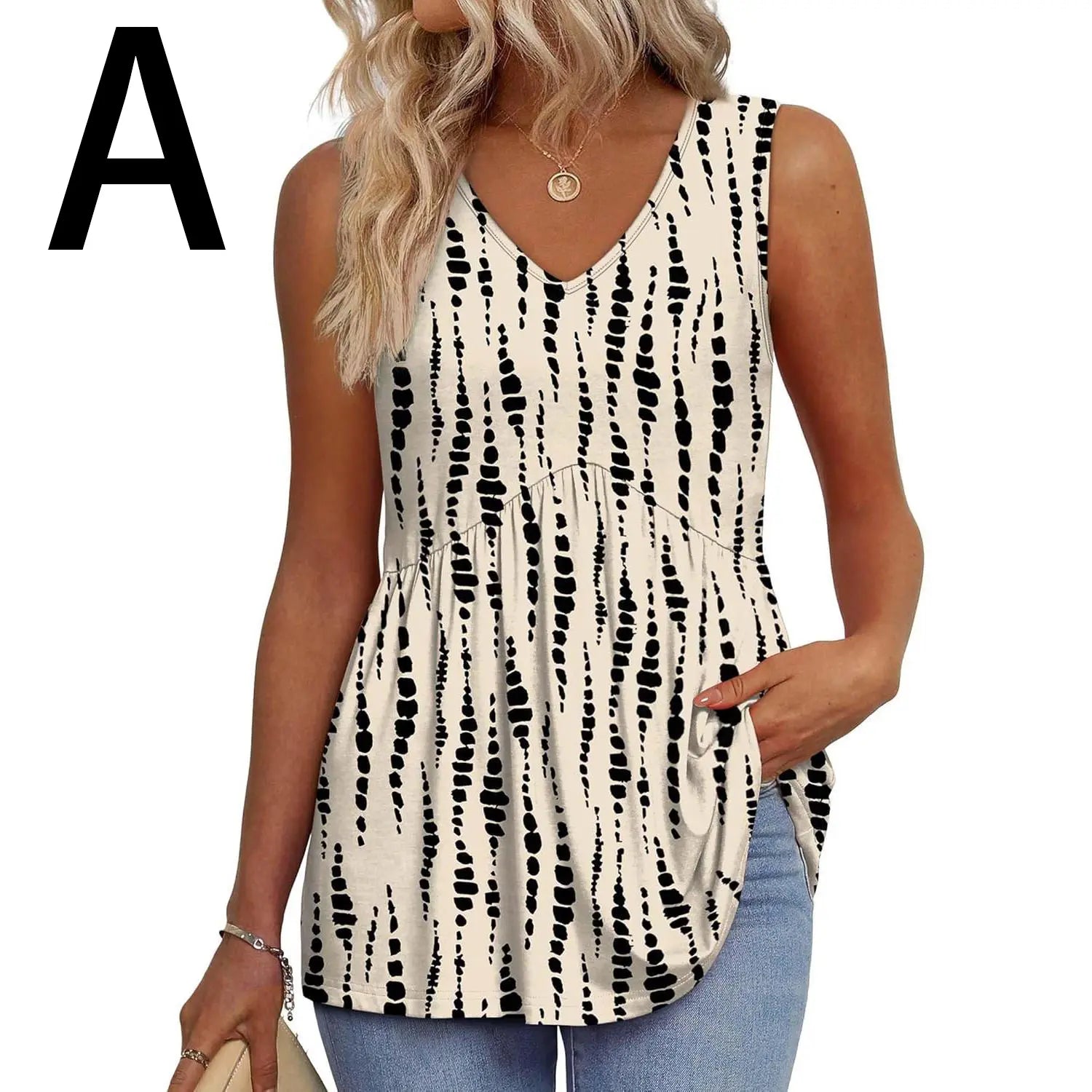 Womens Tank Tops 2025 Flowy Peplum Tops (Size Up 1-2 for Oversized Look) for Women Dressy Sleeveless V Neck Babydoll Tank Tops Fabric Stretchy tank tops summer tops