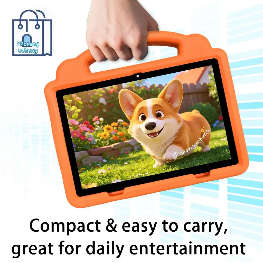 KidsTablet 10.1-inch Android children's tablet with dual cameras for vision protection, parental control for children's education tablet with WiFi
