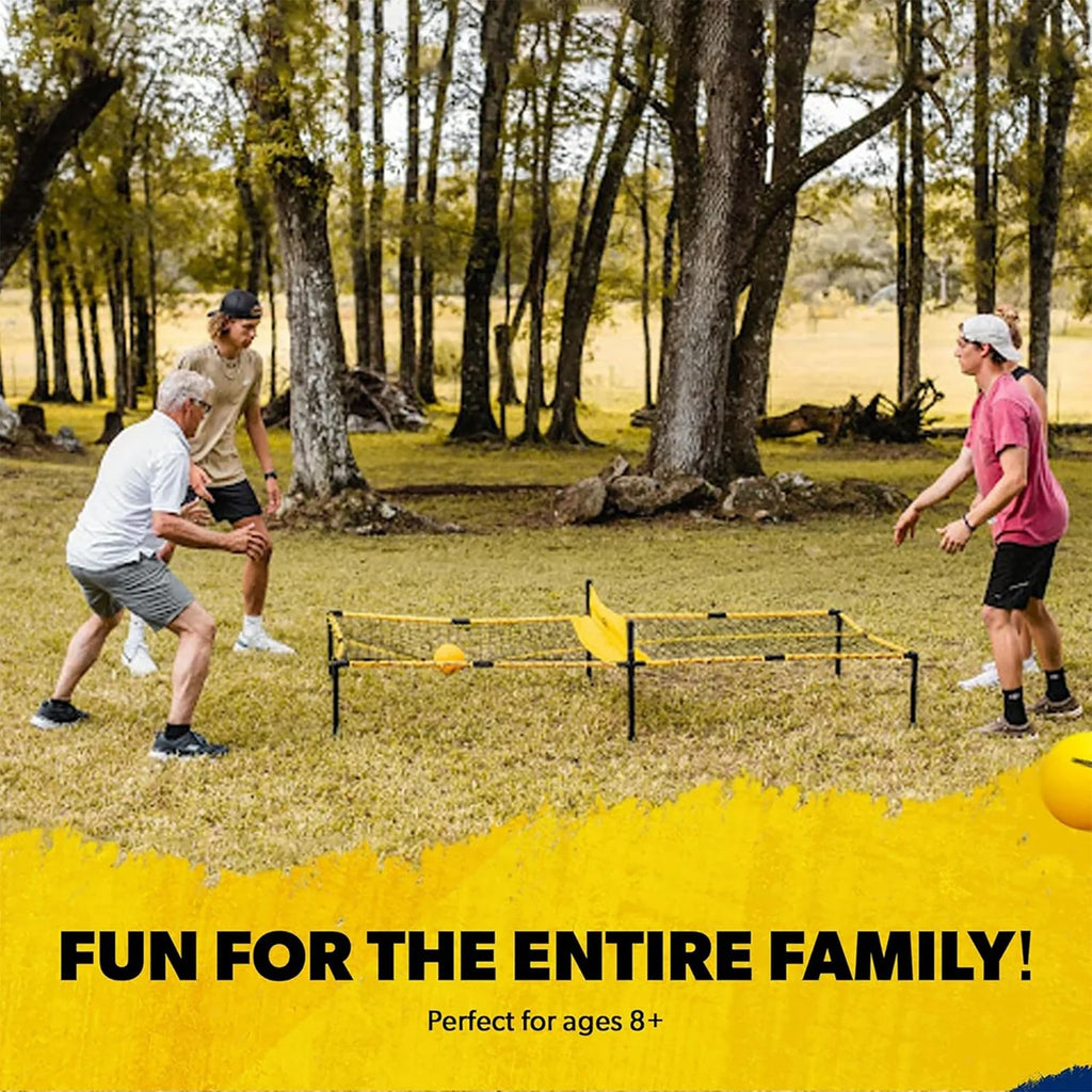 Vivere SMASHNET Outdoor Family Backyard Play Volleyball Tennis GameSet