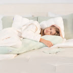 Mellow Sleep | BodyAlign+ Pillow - Full Body Ergonomic Support Pillow for Back, Belly, Hips & Legs, Cooling Side Sleeper Pillow for Pregnancy, Maternity & Body Pain Relief