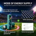 New Solar-Powered Outdoor Cooling Fan Hat — Sun Protection Hat with Solar Fan