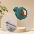 Portable Silent Mini Bladeless Electric Fan,Adjustable 3-speed Suspended Waist Fans,Phone Cooling Fan,Personal Fan,Rotating BodyFan Suitable for Outdoor Travel