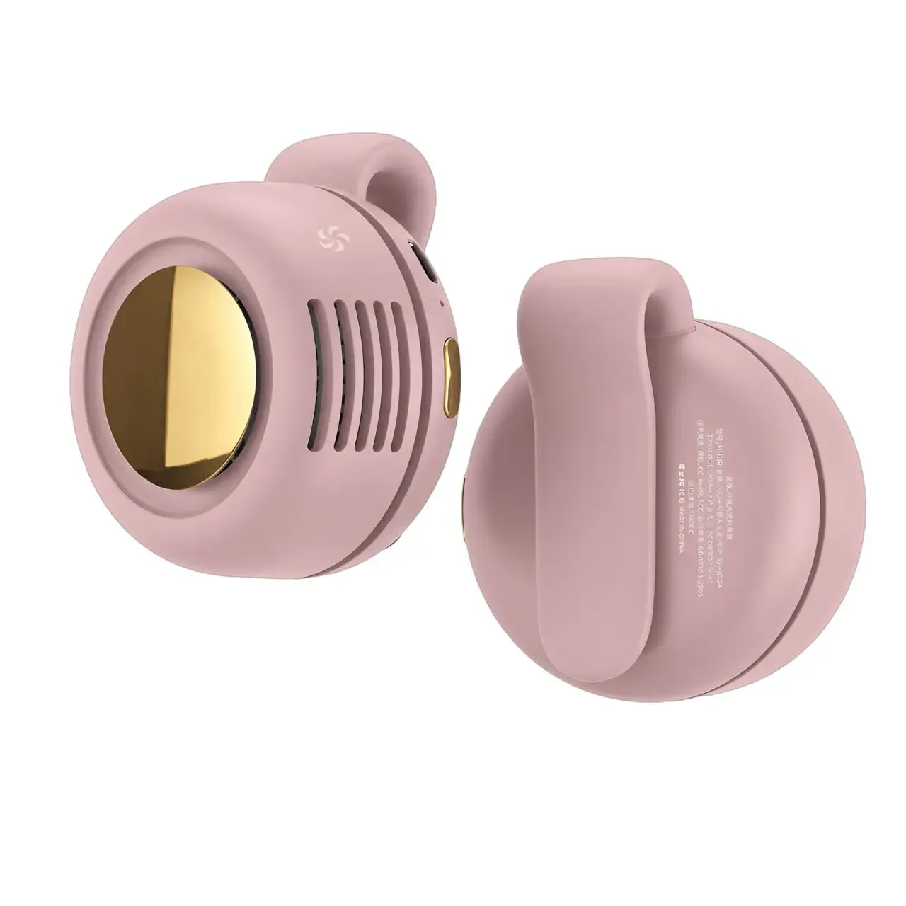 Portable Silent Mini Bladeless Electric Fan,Adjustable 3-speed Suspended Waist Fans,Phone Cooling Fan,Personal Fan,Rotating BodyFan Suitable for Outdoor Travel