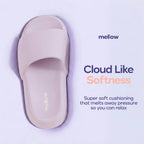 MellowSoft Dream Slides - miękkie, ściskane, wodoodporne klapki z poduszką