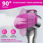 Dr.Flash Garment Steamer for Clothes, Portable Travel Clothing Steamer Iron, 7 Mode with LED Display, 5s Fast Heating, 90° Swivel Handle
