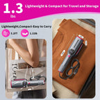 Dr.Flash Garment Steamer for Clothes, Portable Travel Clothing Steamer Iron, 7 Mode with LED Display, 5s Fast Heating, 90° Swivel Handle