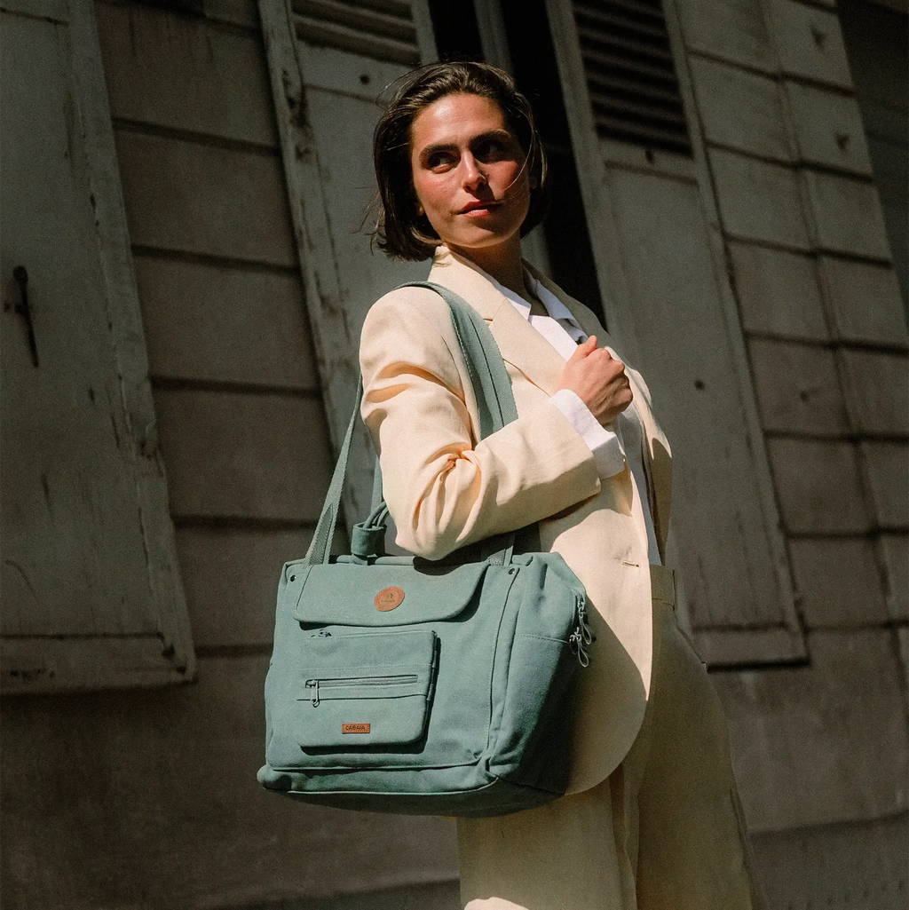 Wanderer Orkney Carry-All Tote, Water Resistant Eco-Friendly Handbag for Travel & Commute