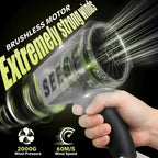 Turbo Cordless Air Duster & Leaf Blower, 120 MPH+ Strong Jet Fan with Brushless Motor, Perfect for Car Drying, Snow Removal, & Cleaning