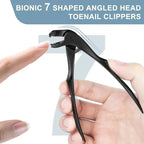 Extra-long handle nail clippers, enhanced model, suitable for thick and hard nails
