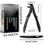 Extra-long handle nail clippers, enhanced model, suitable for thick and hard nails