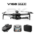 V168MAX GPS drone 5G drone with 4.5in screen controller optical flow visual hover increased stability and Easy Control