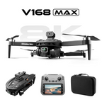 V168MAX GPS drone 5G drone with 4.5in screen controller optical flow visual hover increased stability and Easy Control