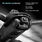 V168MAX GPS drone 5G drone with 4.5in screen controller optical flow visual hover increased stability and Easy Control