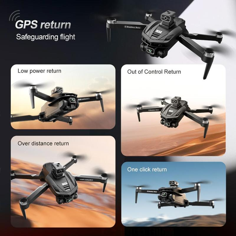 V168MAX GPS drone 5G drone with 4.5in screen controller optical flow visual hover increased stability and Easy Control